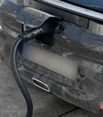 718 EV Electric Cayman Boxster Porsche 718 Boxster convertible EV spotted charging at 170kw rate 1675455775504