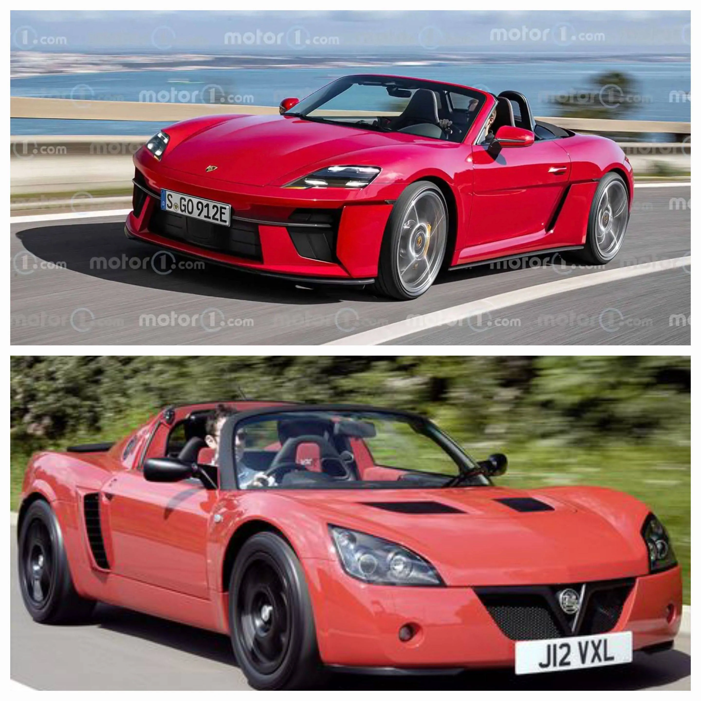 718 EV Electric Cayman Boxster Boxster EV Rendering 20230111_063148