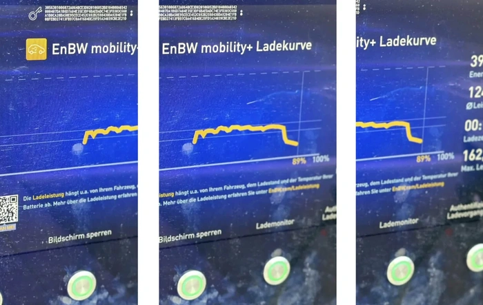Real charging info (charging curve rate) spotted while 718 EV recharging?