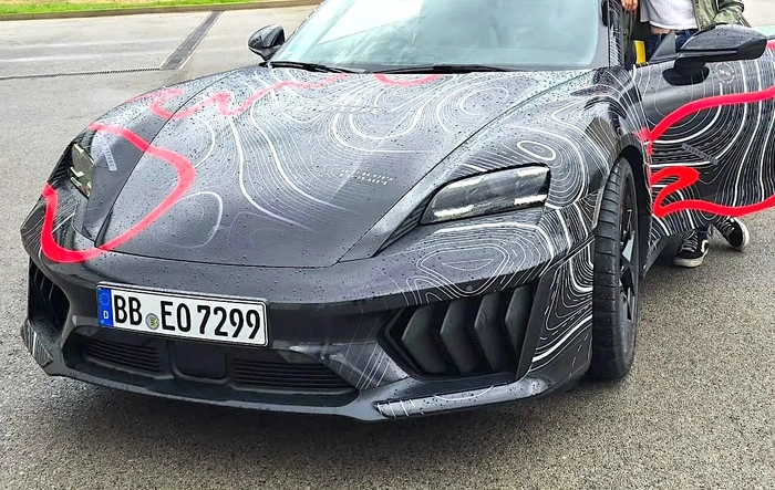 First uncamouflaged non-leaked picture of 718 EV!